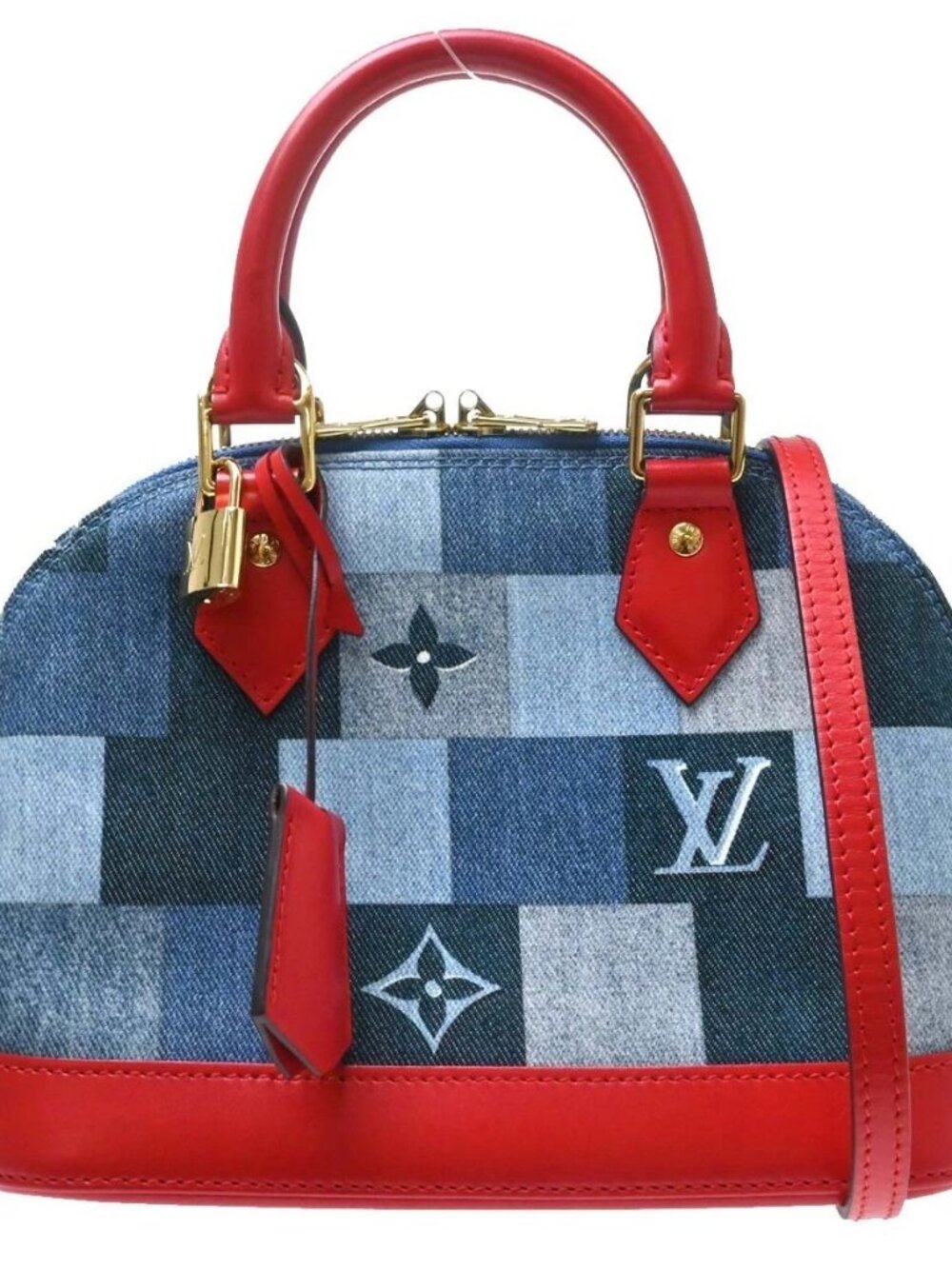Louis Vuitton Denim Monogram Alma BB Handbag M45042 AR4189 NQ11558